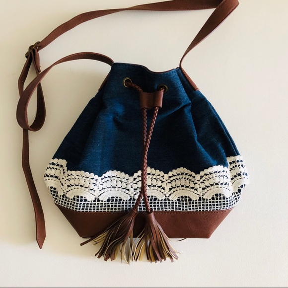 indigo soul Handbags - Indigo Soul denim purse adjustable strap